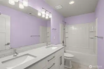 Second full bath upstairs