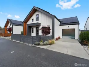 Solar panels help keep the costs extremely low on the cottage.