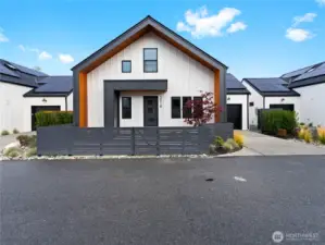 Designed as net-zero the cottage is extremely energy efficient.