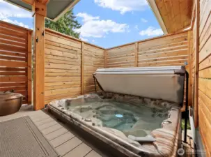 Hot Tub has access to Bathroom
