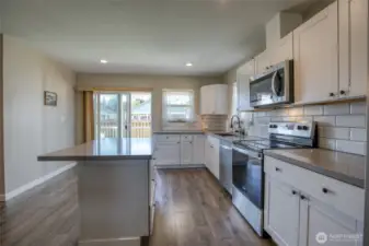 Open layout with abundant natural light