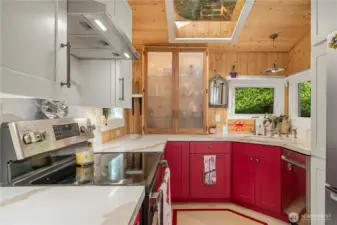 Updated kitchen with clean finishes and efficient design.