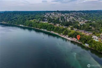 One of the last communities in King County offering rare drive-on beach access right to your home