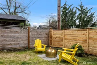 Great place for a firepit!