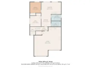 Lower level of home.