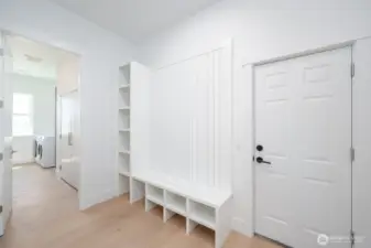 Mud Room and garage entrance