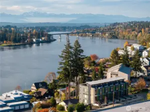 Incredible Olympic Mountain views.