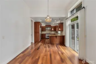 From Family Room to Kitchen View
