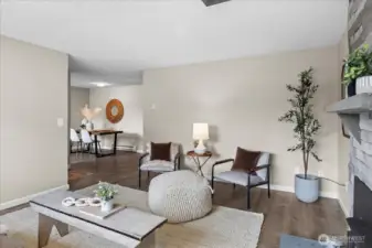 This sweet rambler has great flow from room to room!