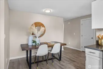 Appreciate new lighting throughout.