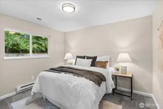Bedroom 2 offers BRAND NEW CARPET and great natural light from the spacious backyard.