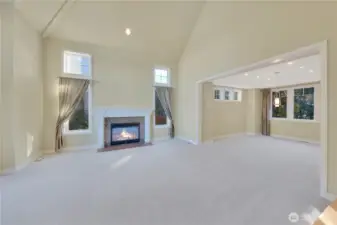 Living room to dining room