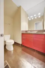 Powder room on the main floor