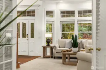 New carpets, new paint, newly refinished real hardwoods and stair railings. Neat as a pin!