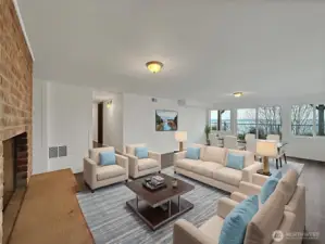 Recroom staging ideas.