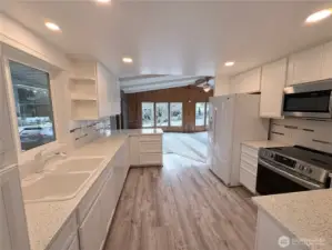 Kitchen from the Back Mud Room