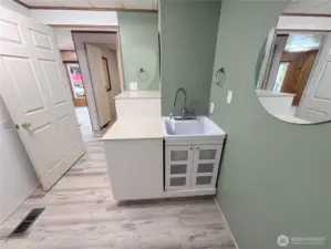 Powder Room/Laundry Room