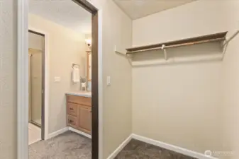 Primary room walk-in closet