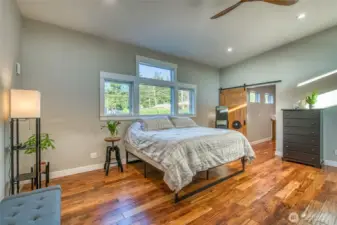 Primary Bedroom and walk in closet