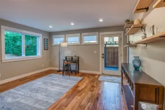 Guest Bedroom with its own entry.