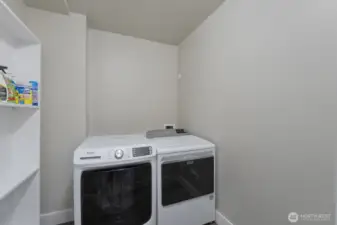 Laundry Room is conveniently located upstairs.