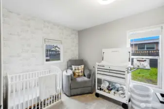 Bedroom 2 with cozy closet and two windows