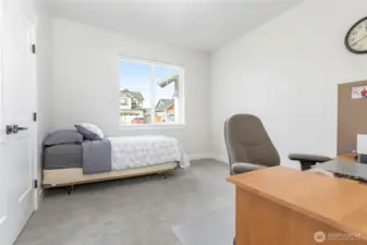 Bedroom #3, this one also faces west.