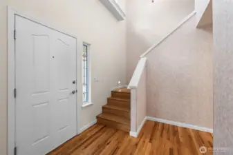 Head upstairs for the bedrooms and bonus room!