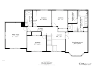 2nd Story Floor Plan