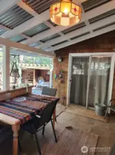 alfresco dining...