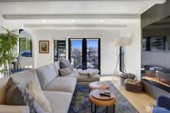 Beautiful architecture combining the 1970's vibe with the comfort amenities and standards of today.