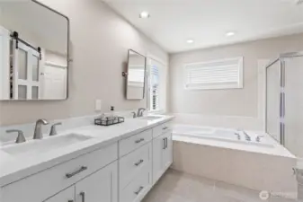 Soak your cares away in your jacuzzi tub