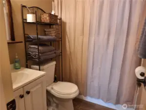 Second bath, tub and shower