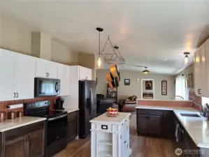 Custom Granite counters, New Cabinets