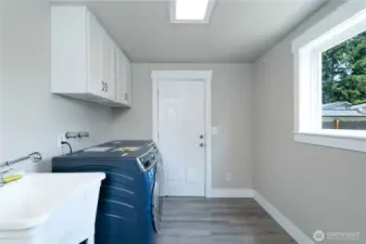 Laundry room off Kitchen