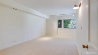 Large third bedroom with walk-in closet and full bathroom nearby.