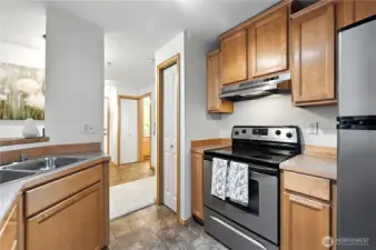 Pantry Closet Next to Kitchen