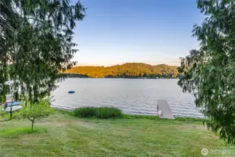 Grassy area for games or camping.