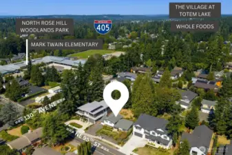 Near The Village at Totem Lake, close to 405 access.