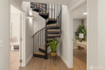 Direct access to private rooftop deck