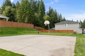 Neighborhood Basketball Court – Enjoy a private community half-court for fun games, outdoor fitness, and easy recreation just steps from home.
