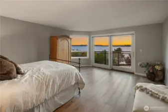 Primary Bedroom with Lake Views
