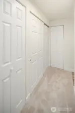 Closet Lined Hallway