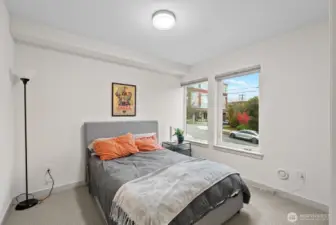 1st bedroom on entry level