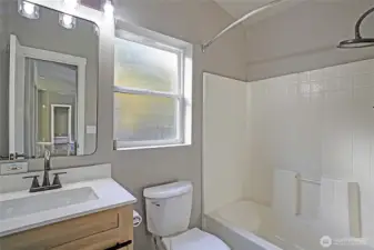 Redesigned Guest Bath.