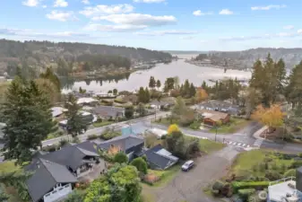 Main house built in 2000. Original 1945 house in the back.