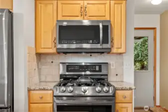 All nice modern appliances.