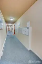 Community mailbox area near unit.