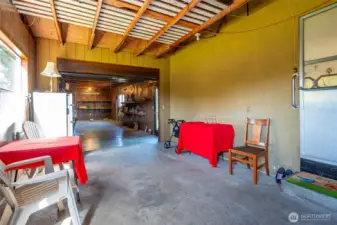 Attached 3-car garage