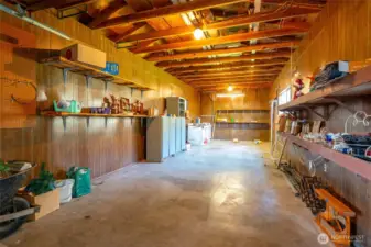 Attached 3-car garage